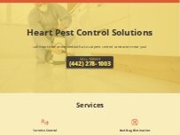 Website Screenshot Heart Pest Control Solutions