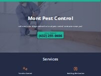 Website Screenshot Mont Pest Control
