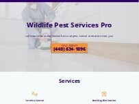 Website Screenshot Wildlife Pest Services Pro