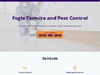 Website Screenshot Fogle Termite and Pest Control