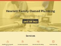 Website Screenshot Hewlett Family Owned Plumbing