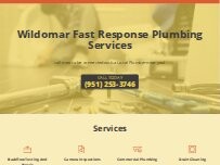 Website Screenshot Wildomar Fast Response Plumbing Services