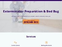 Website Screenshot Exterminator Preparation & Bed Bug