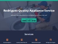 Website Screenshot Rodriguez Quality Appliance Service