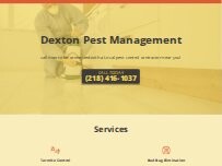Website Screenshot Dexton Pest Management