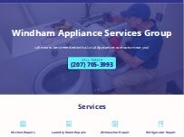 Website Screenshot Windham Appliance Services Group