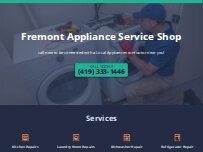 Website Screenshot Fremont Appliance Service Shop