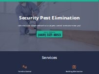 Website Screenshot Security Pest Elimination