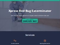 Website Screenshot Xpress Bed Bug Exterminator