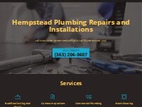 Website Screenshot Hempstead Plumbing Repairs and Installations