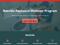 Website Screenshot Beeville Appliance Wellness Program