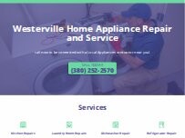 Website Screenshot Westerville Home Appliance Repair and Service
