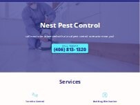 Website Screenshot Nest Pest Control