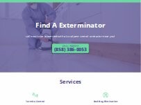 Website Screenshot Find A Exterminator