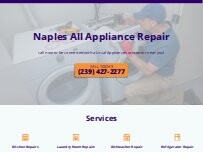 Website Screenshot Naples All Appliance Repair