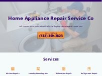 Website Screenshot Home Appliance Repair Service Co
