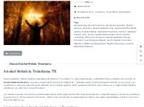 Website Screenshot Alcohol Rehab Texarkana