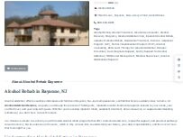 Website Screenshot Alcohol Rehab Bayonne