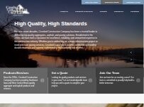 Website Screenshot Cessford Construction Company, a CRH Company