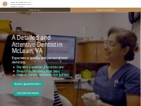 Website Screenshot Sherry Kazerooni, DDS, LVIF