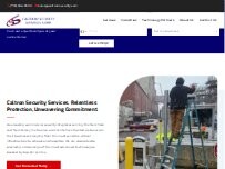 Website Screenshot Caltron Security Services Corp