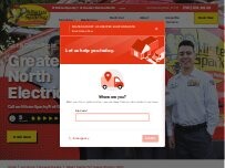 Website Screenshot Mister Sparky
