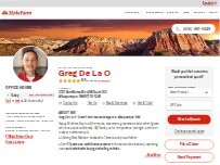 Website Screenshot Greg De La O - State Farm Insurance Agent