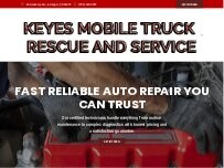 Website Screenshot Keyes Mobile Truck Rescue & Service