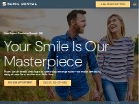 Website Screenshot Sonic Dental