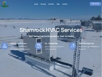 Website Screenshot Shamrock HVAC