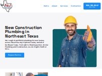 Website Screenshot A&J Plumbing and Construction