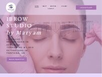 Website Screenshot iBrow Studio by Maryam