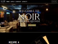 Website Screenshot Noir Hookah Lounge