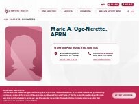 Website Screenshot Marie A. Oge-Nerette