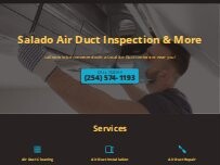 Website Screenshot Salado Air Duct Inspection & More