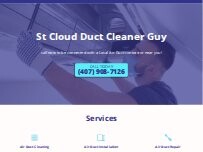 Website Screenshot St Cloud Duct Cleaner Guy