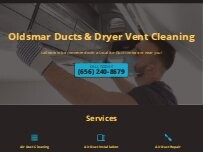 Website Screenshot Oldsmar Ducts & Dryer Vent Cleaning
