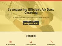 Website Screenshot St Augustine Efficient Air Duct Cleaning