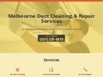 Website Screenshot Melbourne Duct Cleaning & Repair Services