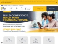 Website Screenshot First Bank