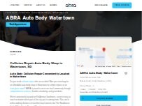 Website Screenshot ABRA Auto Body Watertown