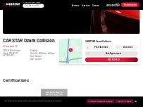 Website Screenshot CARSTAR Ozark Collision