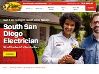 Website Screenshot Mister Sparky of South San Diego