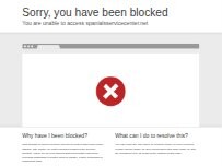 Website Screenshot Spanial's Service Center