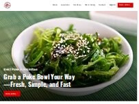 Website Screenshot Poke Chop