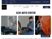 Website Screenshot Gem Auto Center