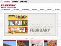 Website Screenshot Fareway Meat and Grocery