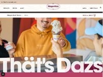 Website Screenshot Häagen-Dazs