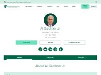Website Screenshot Al Gardiner Jr. with FitzGerald Financial Group