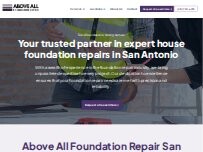 Website Screenshot Above All Foundation Repair